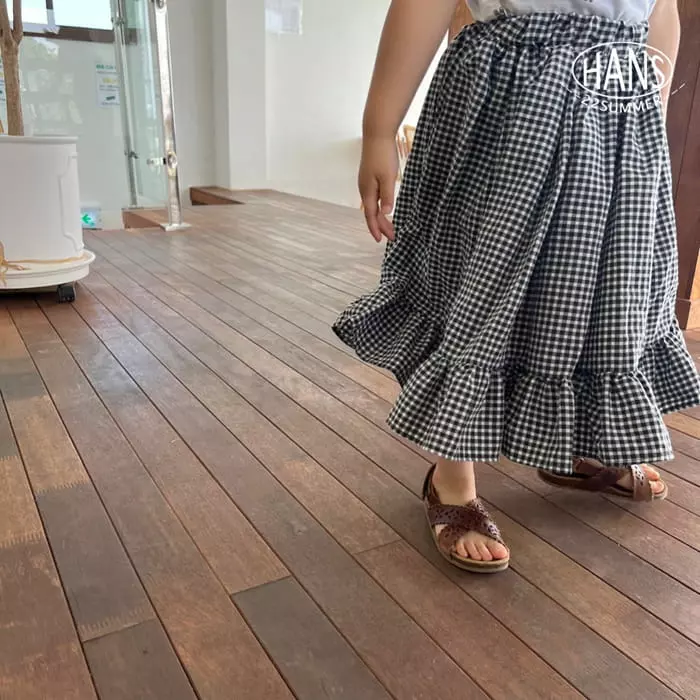 Han's - Korean Children Fashion - #designkidswear - Checky Skirt - 10