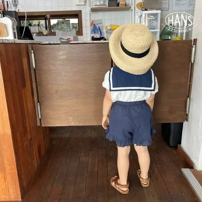 Han's - Korean Children Fashion - #kidsstore - Paint Shorts - 10