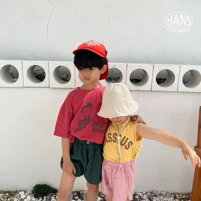 Han's - Korean Children Fashion - #kidsshorts - Big Boy Tee - 4