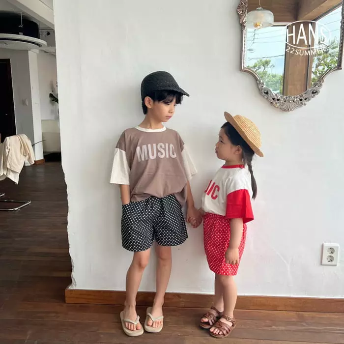 Han's - Korean Children Fashion - #kidsstore - Music Tee - 2