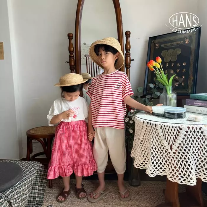 Han's - Korean Children Fashion - #littlefashionista - Checky Skirt