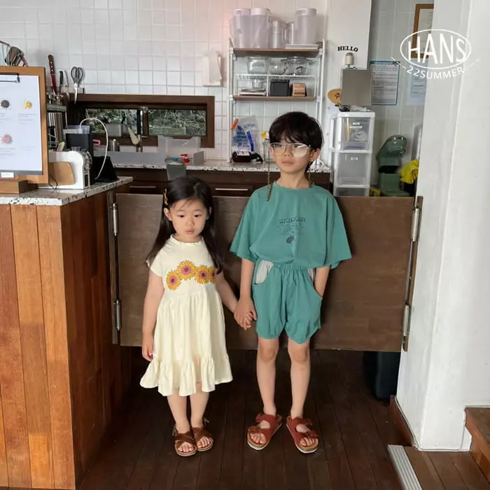 Han's - Korean Children Fashion - #magicofchildhood - Hello One-piece - 3