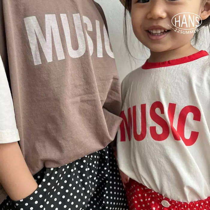 Han's - Korean Children Fashion - #minifashionista - Music Tee - 7