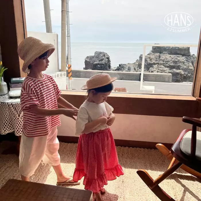 Han's - Korean Children Fashion - #minifashionista - Checky Skirt - 4