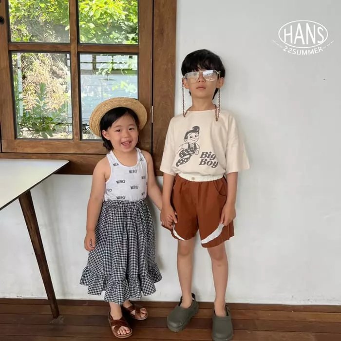 Han's - Korean Children Fashion - #stylishchildhood - Checky Skirt - 7