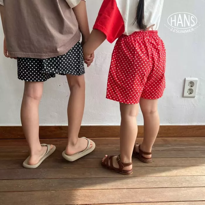 Han's - Korean Children Fashion - #stylishchildhood - Dot Shorts - 2