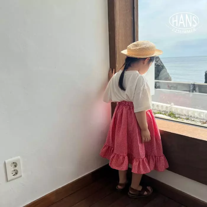 Han's - Korean Children Fashion - #todddlerfashion - Checky Skirt - 5