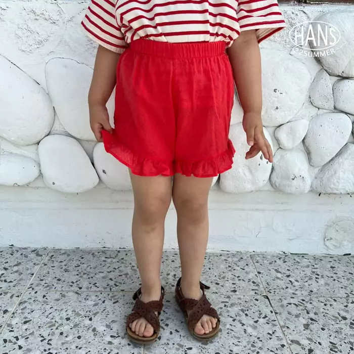 Han's - Korean Children Fashion - #toddlerclothing - Paint Shorts - 2