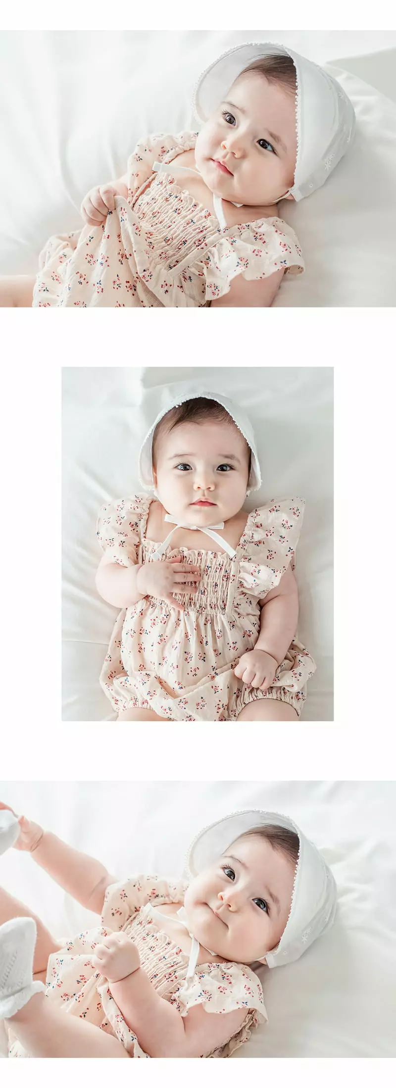 Happy Prince - Korean Baby Fashion - #babyclothing - Hella Lace Baby Bonnet - 4