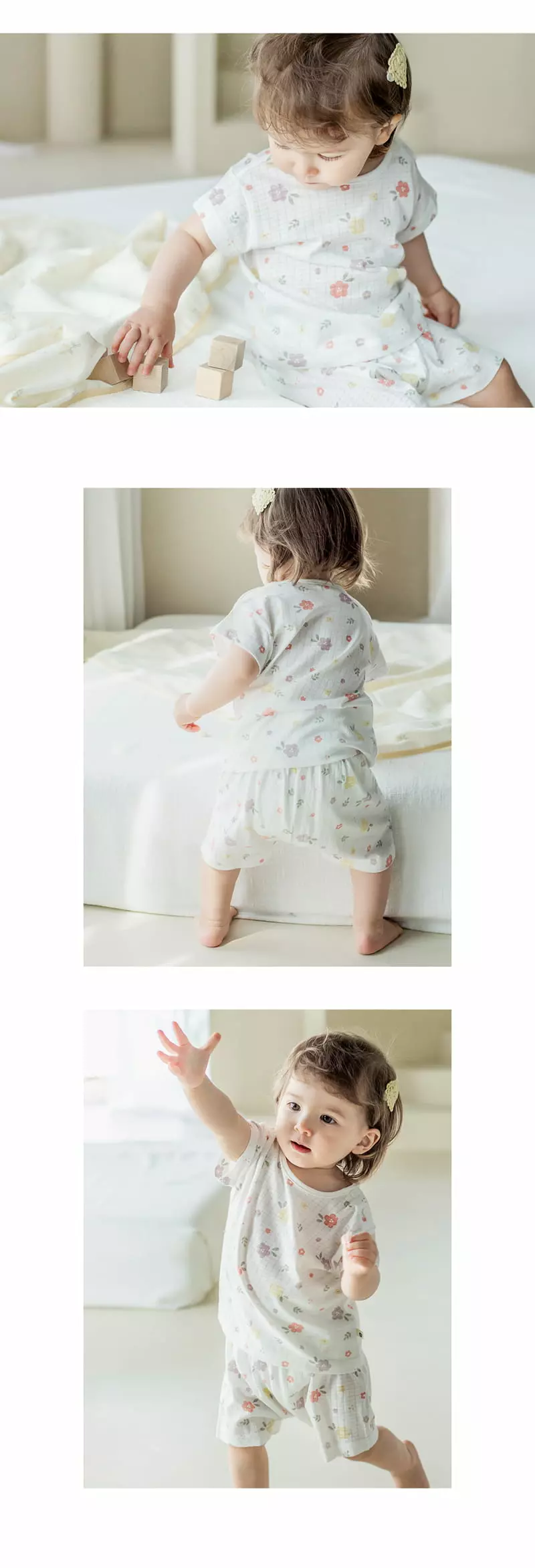 Happy Prince - Korean Baby Fashion - #babygirlfashion - Pora Comfy Belly Baby Longe Wear - 5