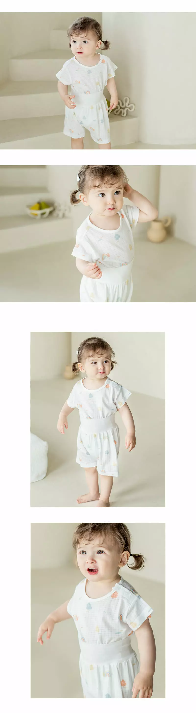 Happy Prince - Korean Baby Fashion - #babygirlfashion - Poba Comfy Belly Baby Longe Wear - 4