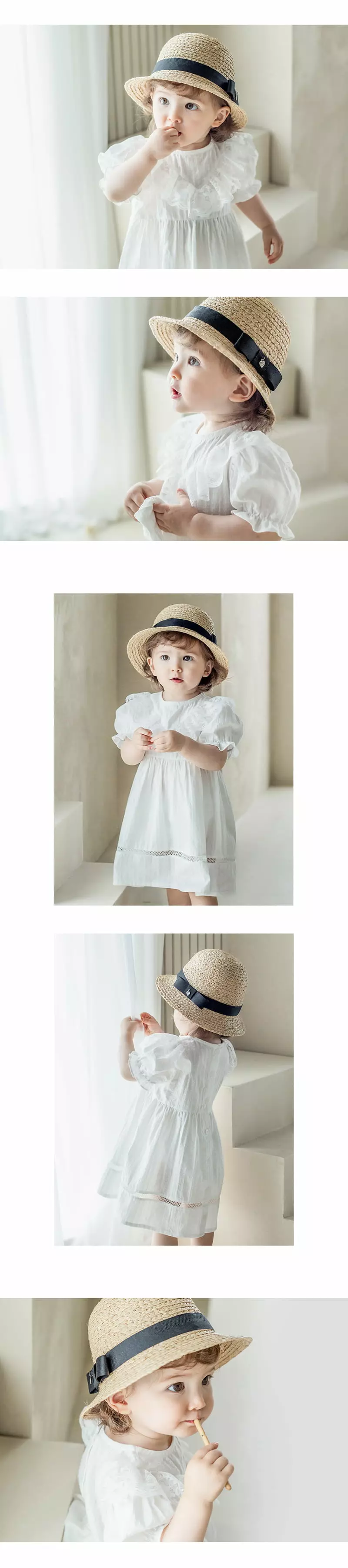 Happy Prince - Korean Baby Fashion - #babyoninstagram - Shopia Straw Hat - 3
