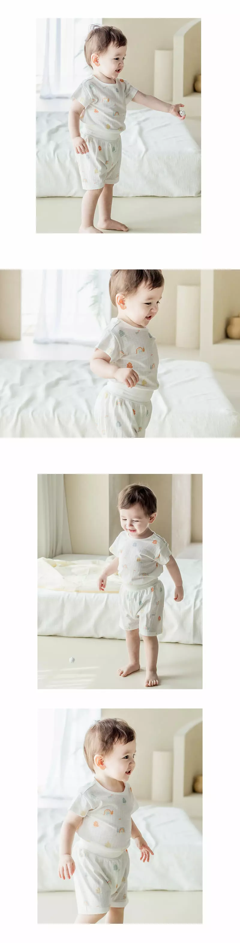 Happy Prince - Korean Baby Fashion - #babyoutfit - Poba Comfy Belly Baby Longe Wear - 8