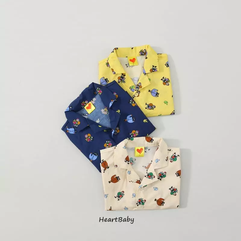 Heart Baby - Korean Children Fashion - #discoveringself - Reon Collar Shirt - 6