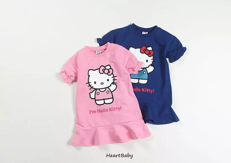 Heart Baby - Korean Children Fashion - #kidzfashiontrend - Hello Kitty One-piece - 2
