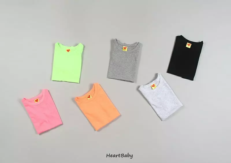 Heart Baby - Korean Children Fashion - #minifashionista - Layered Color Long Sleeveless - 4