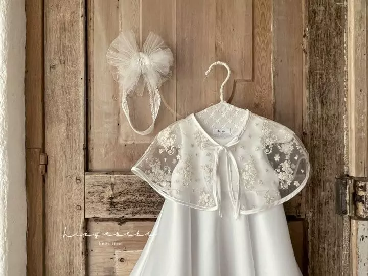Hi Byebebe - Korean Baby Fashion - #babyboutiqueclothing - Lilly Cape One-piece Set