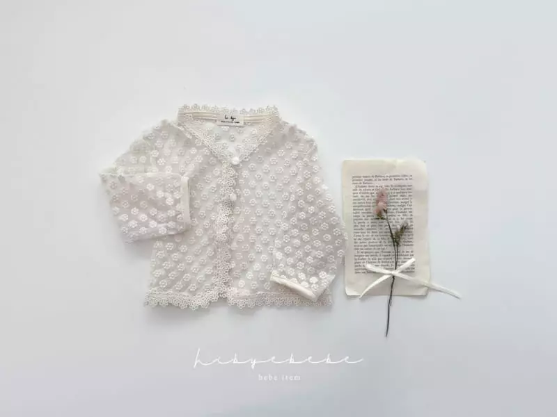Hi Byebebe - Korean Baby Fashion - #babyfashion - Anfant Lace Cardigan - 3