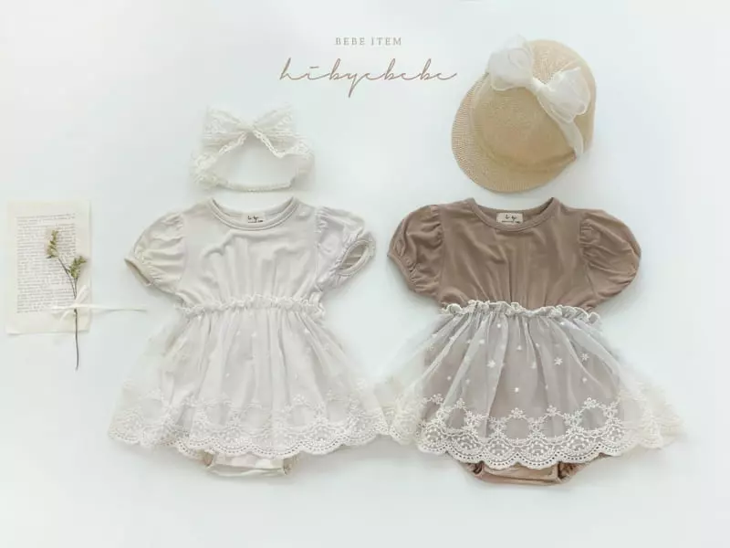 Hi Byebebe - Korean Baby Fashion - #babyfashion - May Lace Bodysuit