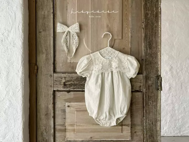 Hi Byebebe - Korean Baby Fashion - #babyfashion - Amellia Lace Bodysuit - 2