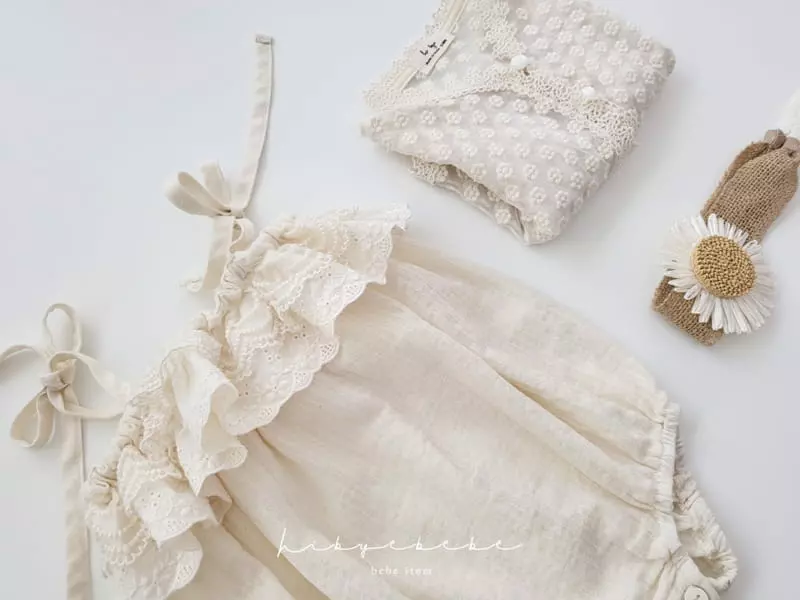 Hi Byebebe - Korean Baby Fashion - #babyfever - Eve Lace Bodysuit - 6