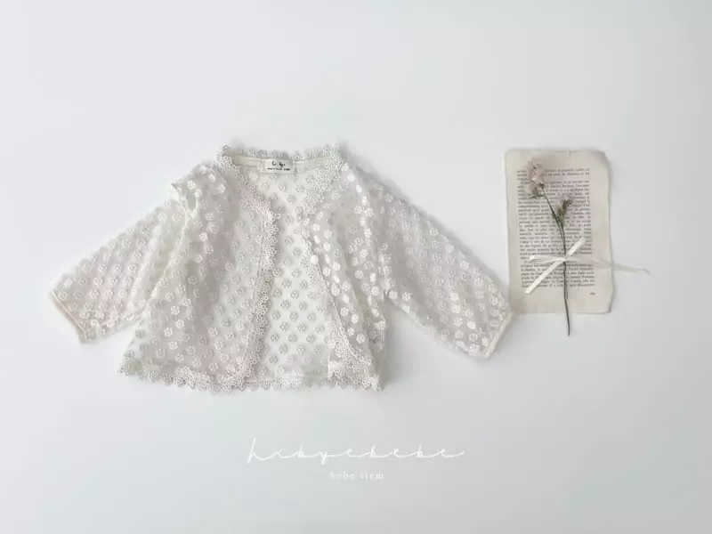 Hi Byebebe - Korean Baby Fashion - #babyfashion - Anfant Lace Cardigan - 4