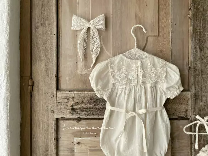 Hi Byebebe - Korean Baby Fashion - #babyfever - Amellia Lace Bodysuit - 3