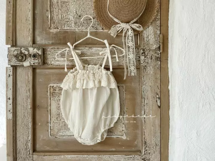 Hi Byebebe - Korean Baby Fashion - #babyfever - Eve Lace Bodysuit - 2
