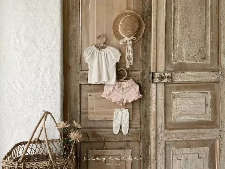 Hi Byebebe - Korean Baby Fashion - #babyfever - Cream Cheese Blouse