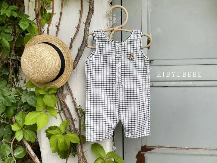 Hi Byebebe - Korean Baby Fashion - #babyfever - Col Col Check Bodysuit