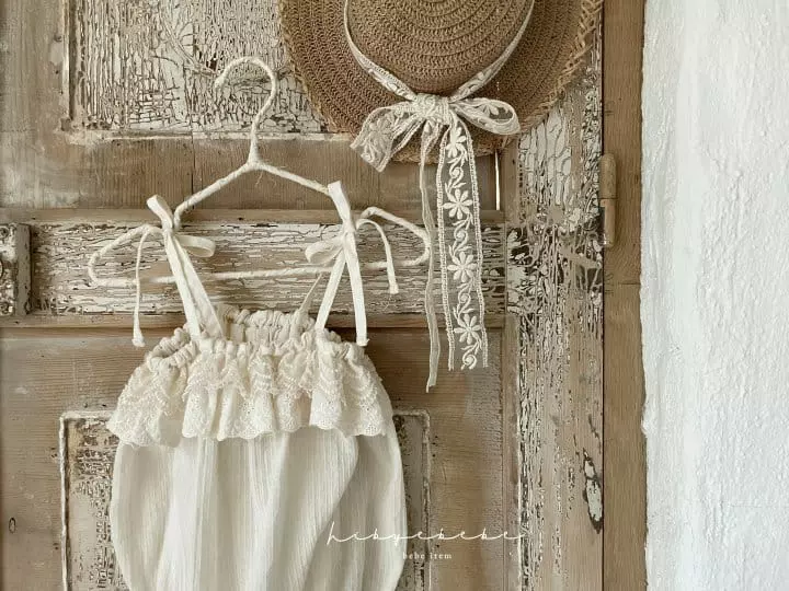 Hi Byebebe - Korean Baby Fashion - #babygirlfashion - Eve Lace Bodysuit - 3