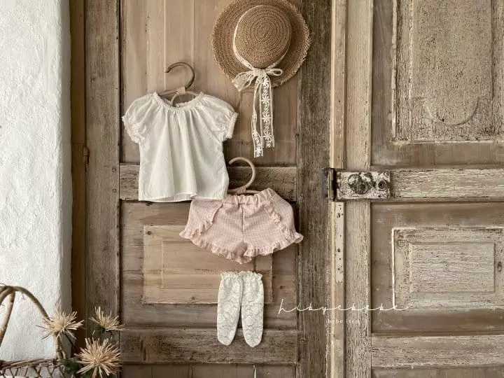 Hi Byebebe - Korean Baby Fashion - #babygirlfashion - Cheese Frill Shorts