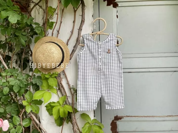 Hi Byebebe - Korean Baby Fashion - #babygirlfashion - Col Col Check Bodysuit - 2
