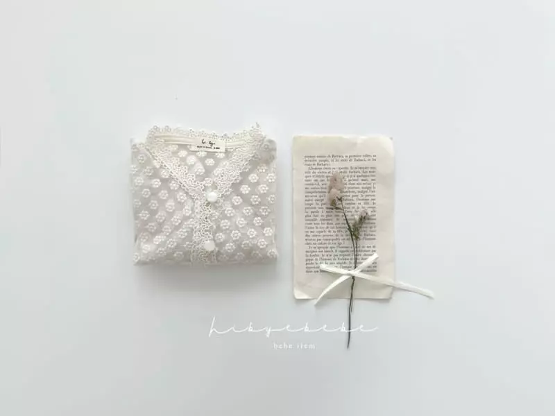 Hi Byebebe - Korean Baby Fashion - #babylifestyle - Anfant Lace Cardigan - 6
