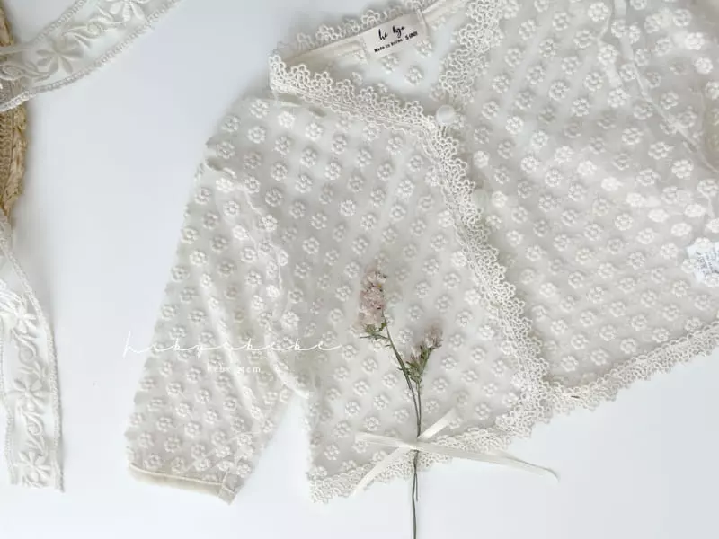 Hi Byebebe - Korean Baby Fashion - #babyoninstagram - Anfant Lace Cardigan - 7