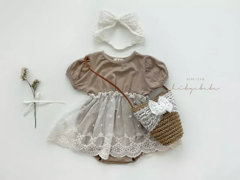 Hi Byebebe - Korean Baby Fashion - #babyoninstagram - May Lace Bodysuit - 5
