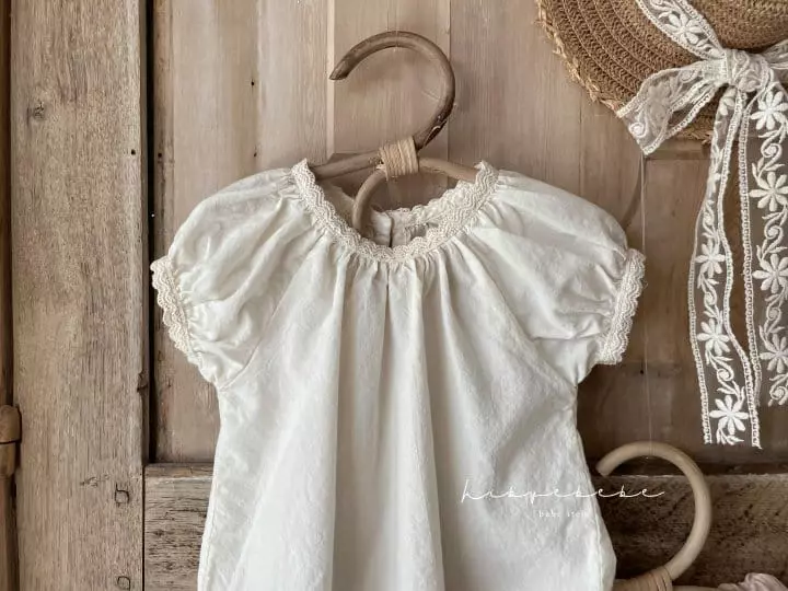 Hi Byebebe - Korean Baby Fashion - #babylifestyle - Cream Cheese Blouse - 4