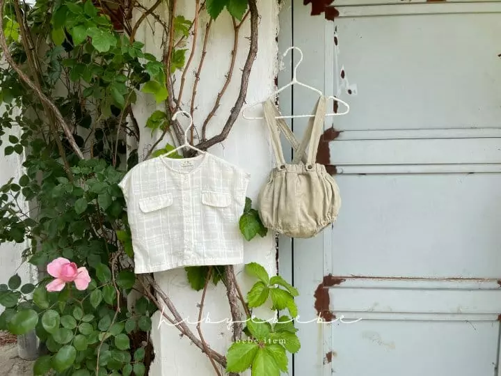 Hi Byebebe - Korean Baby Fashion - #babyoninstagram - Iris Check Shirt - 2