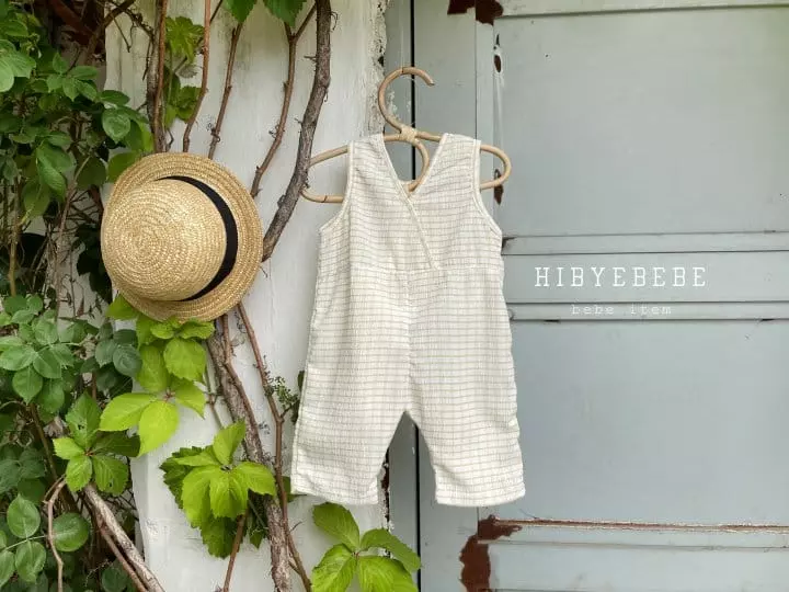 Hi Byebebe - Korean Baby Fashion - #babyootd - Col Col Check Bodysuit - 5