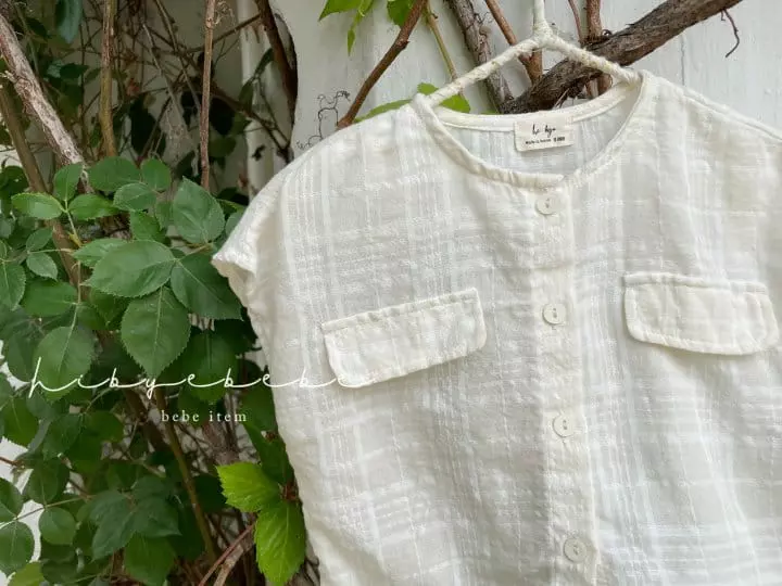 Hi Byebebe - Korean Baby Fashion - #babyootd - Iris Check Shirt - 3
