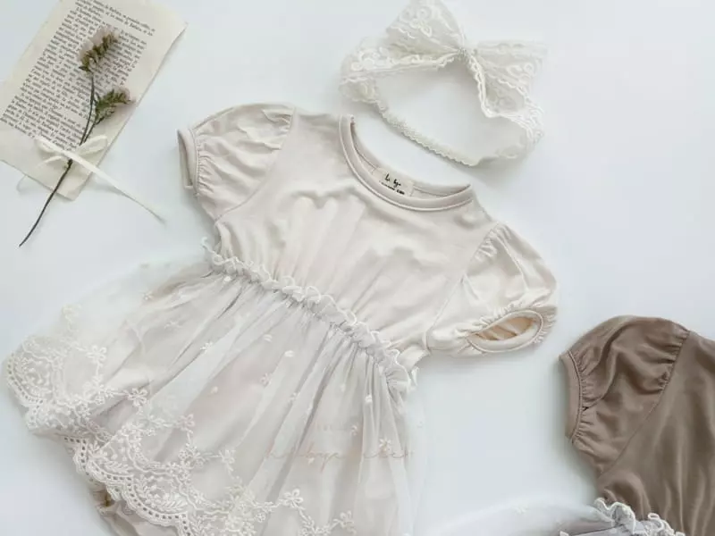 Hi Byebebe - Korean Baby Fashion - #babyoutfit - May Lace Bodysuit - 7