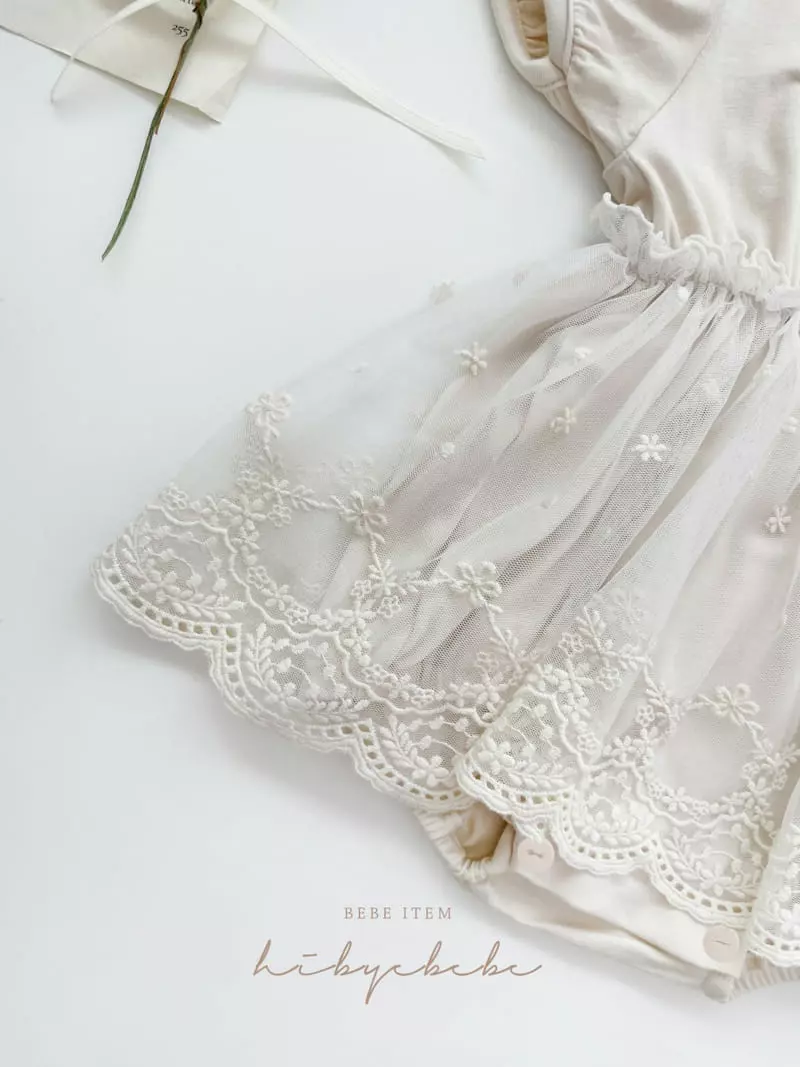 Hi Byebebe - Korean Baby Fashion - #babyoutfit - May Lace Bodysuit - 8