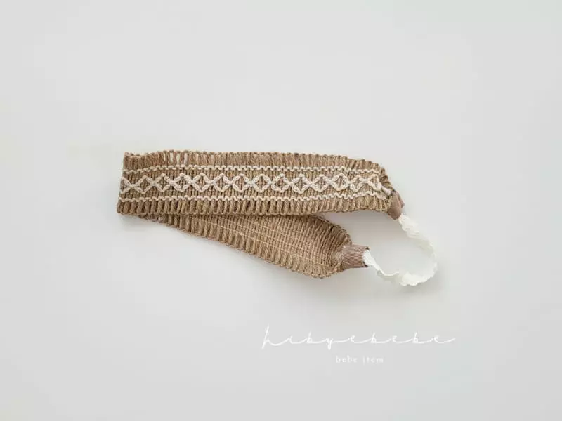 Hi Byebebe - Korean Baby Fashion - #babyootd - Summer Straw Hairband Embroidery - 4