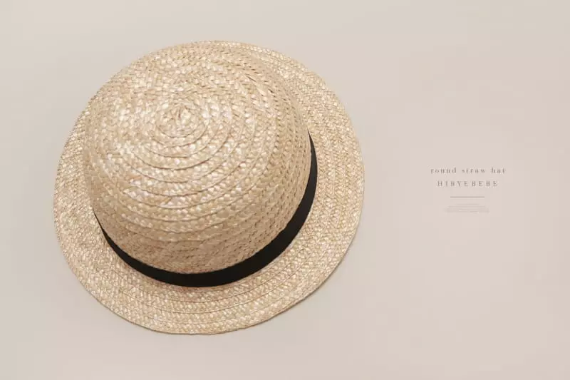 Hi Byebebe - Korean Baby Fashion - #babyoutfit - Circle Straw Hat - 2
