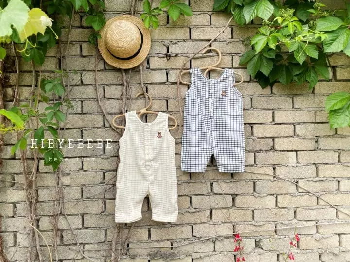Hi Byebebe - Korean Baby Fashion - #babyoutfit - Col Col Check Bodysuit - 6
