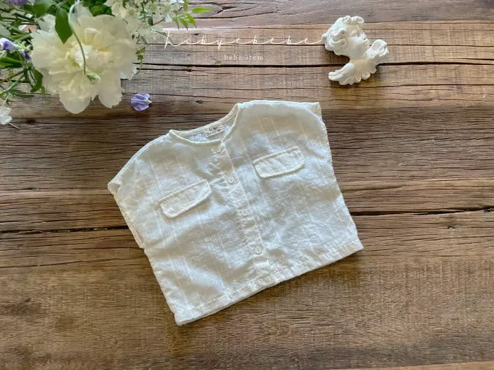 Hi Byebebe - Korean Baby Fashion - #babyootd - Iris Check Shirt - 4