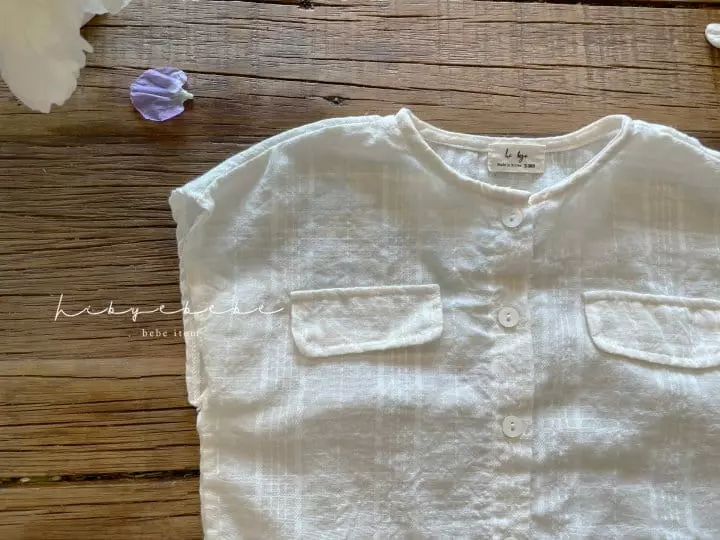 Hi Byebebe - Korean Baby Fashion - #babyoutfit - Iris Check Shirt - 5