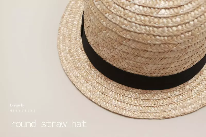 Hi Byebebe - Korean Baby Fashion - #babywear - Circle Straw Hat - 3