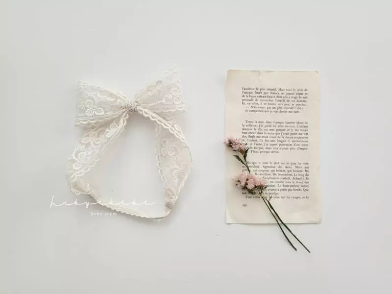 Hi Byebebe - Korean Baby Fashion - #babywear - Chucream Ribbon Hairband - 2