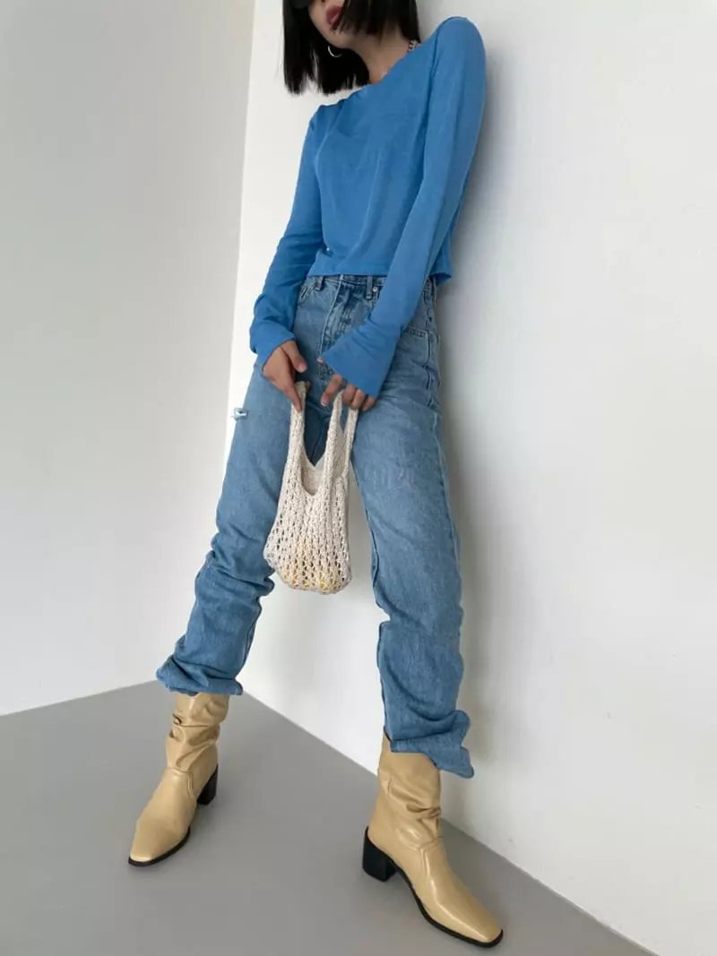 Highcolor - Korean Women Fashion - #restrostyle - Mesh Knit Bag - 3